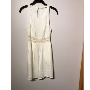 White crochet panel Urban Outfitters Dress